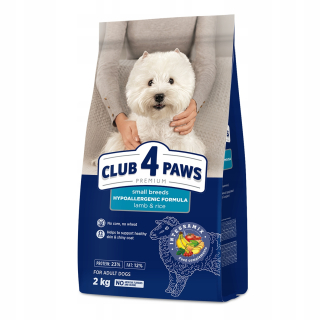 Club 4 Paws Prémiové suché krmivo jahňacie 2 kg